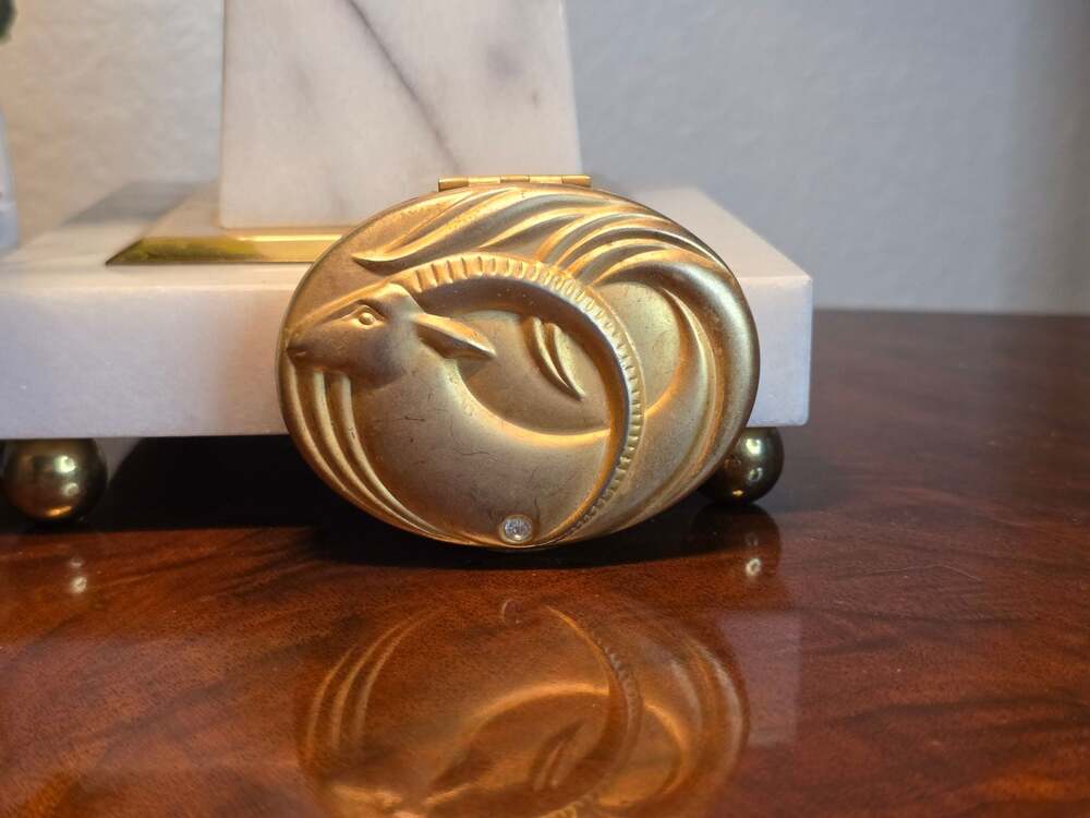 Estée Lauder Golden Capricorn Zodiac Lucidity Pressed Powder Compact